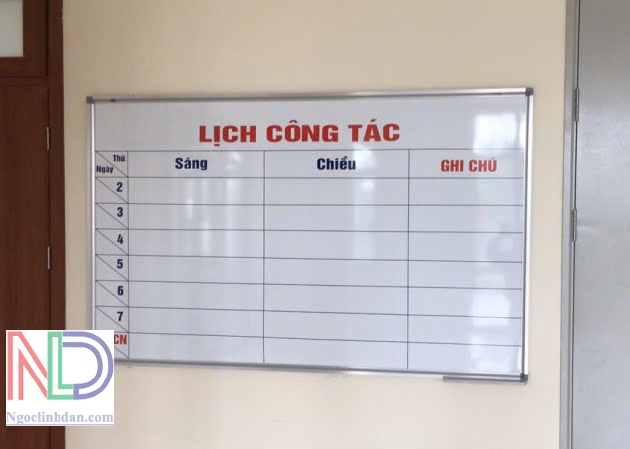 bảng biểu khung nhôm