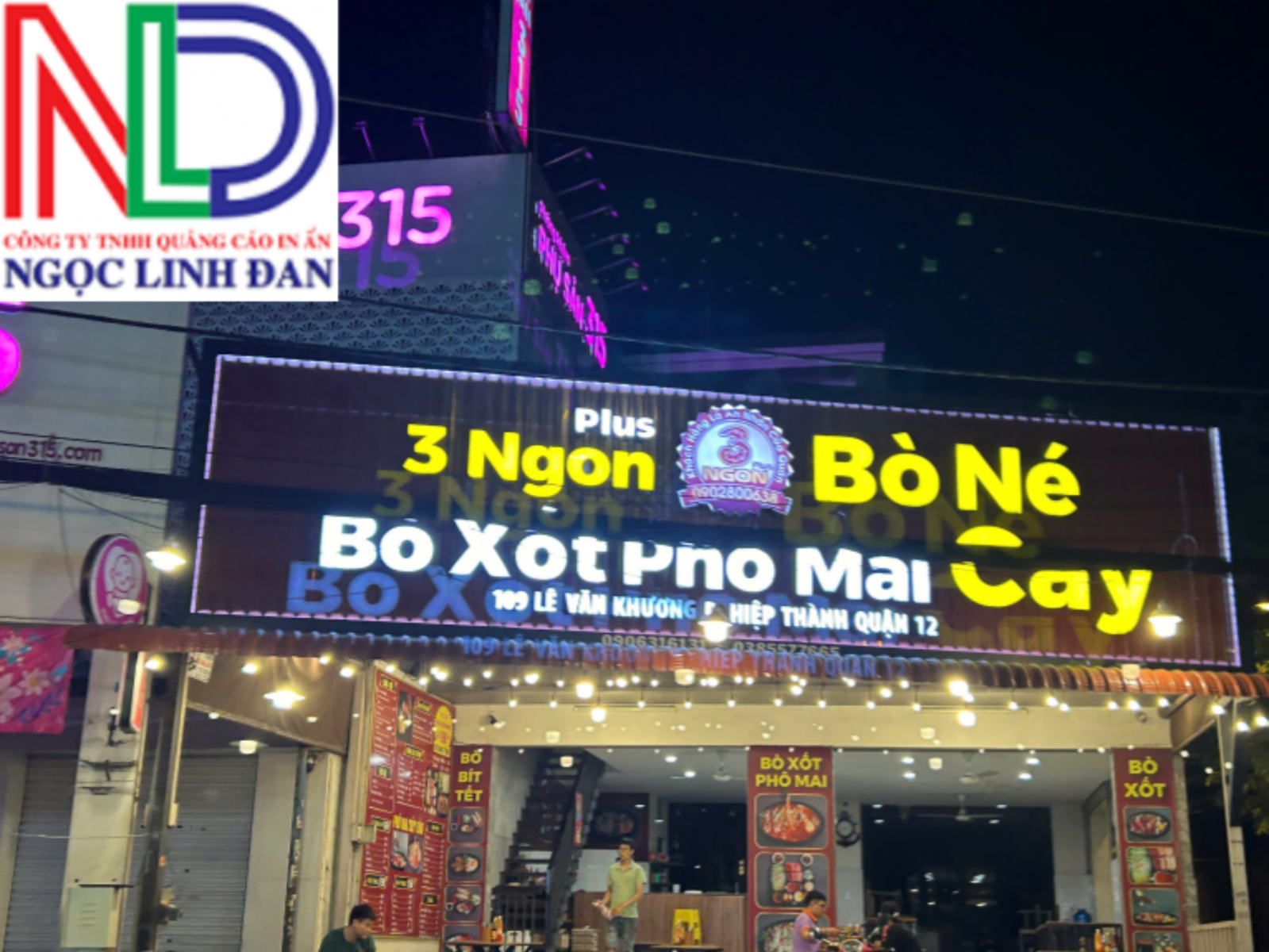Xu hướng thiết kế bảng hiệu quảng cáo năm 2025