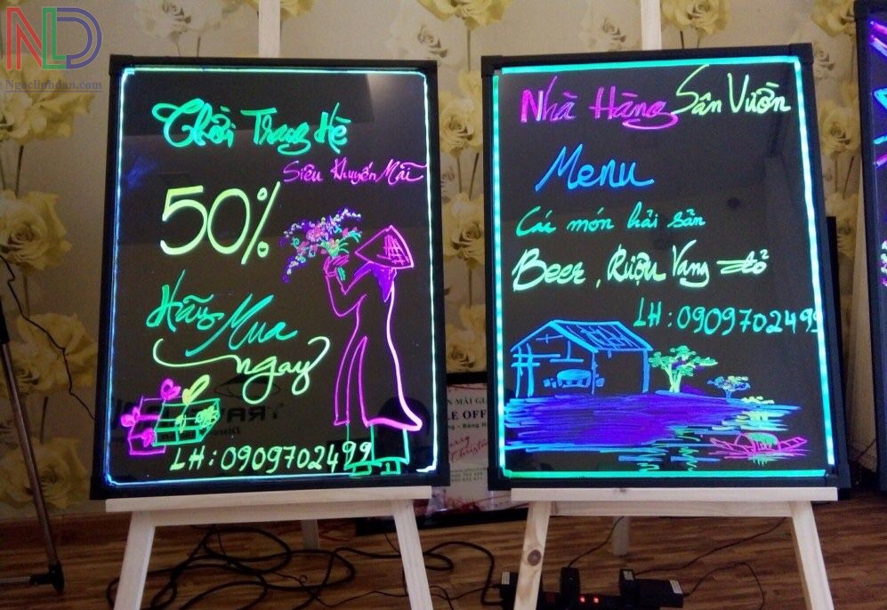 Tối Ưu Hóa Chi Phí Marketing Với Bảng LED Huỳnh Quang Viết Tay