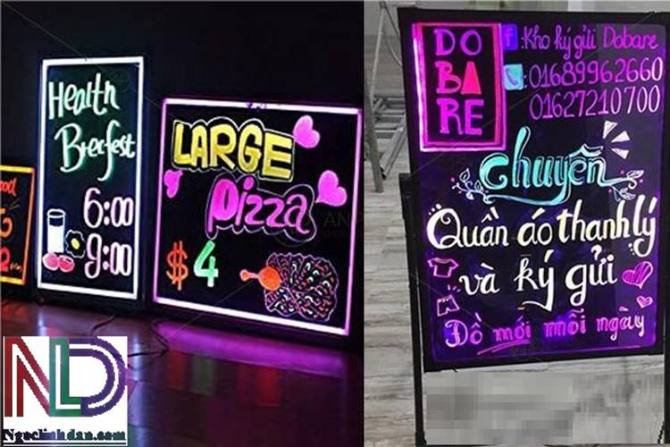 Tối Ưu Hóa Chi Phí Marketing Với Bảng LED Huỳnh Quang Viết Tay