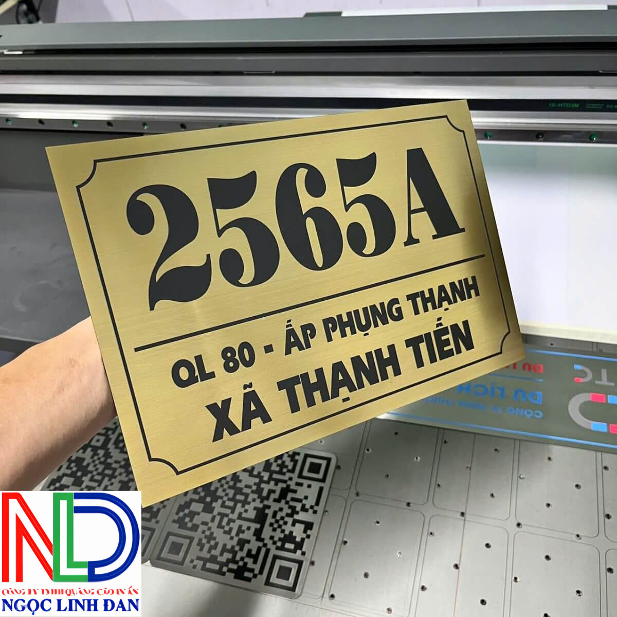 Thiết kế thi công bảng Bảng số nhà Inox tại Đồng Nai giá tốt