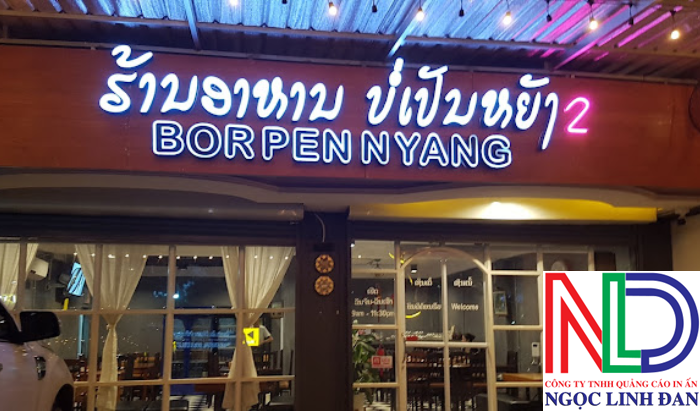 Thiết kế thi công bảng hiệu đèn led