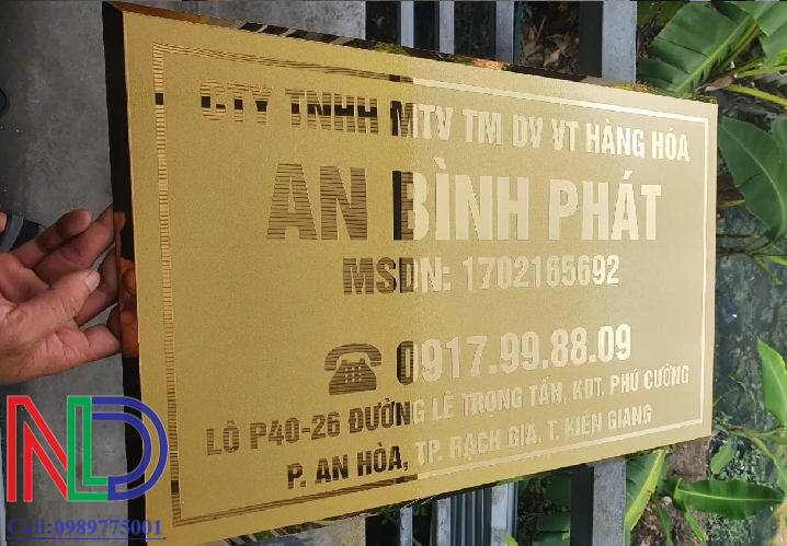 Thiết kế thi công bảng hiệu