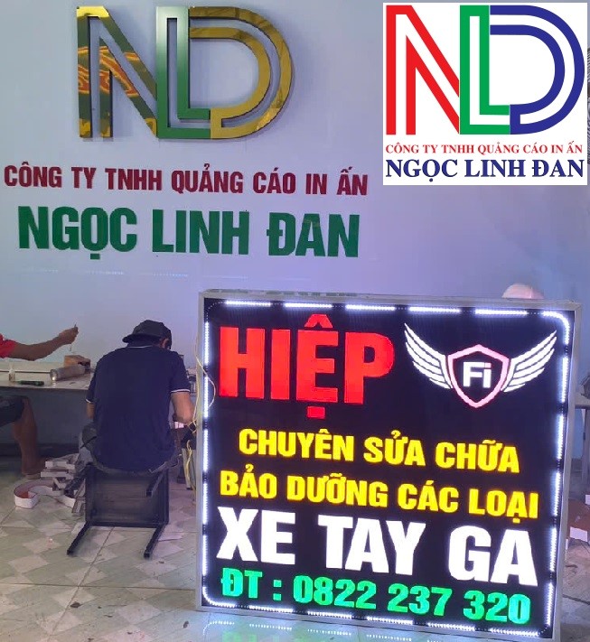 Thiết kế thi công hộp đèn led