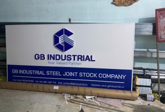 bảng hiệu công ty gb